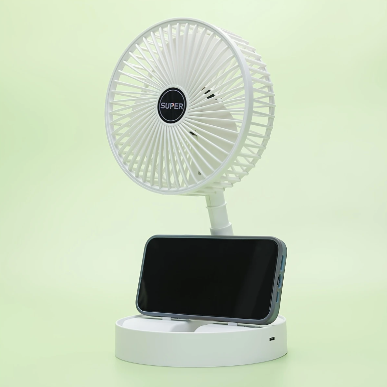 ⭐VENTILADOR VERSIÓN PREMIUM RECARGABLE Y PLEGABLE 1 METRO ALTURA + ENVIO GRATIS 🎁
