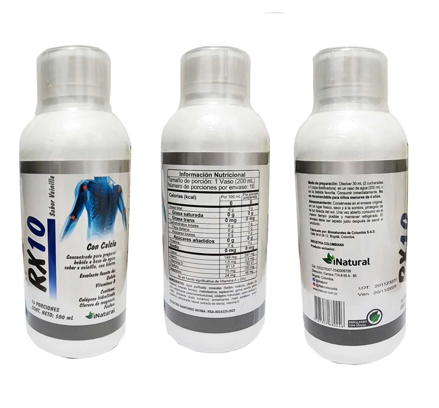 RX10 JARABLE X500 ML - ARTRITIS, ARTROSIS, DOLES ÓSEOS Y ARTICULARES + ENVÍO GRATIS !🎁