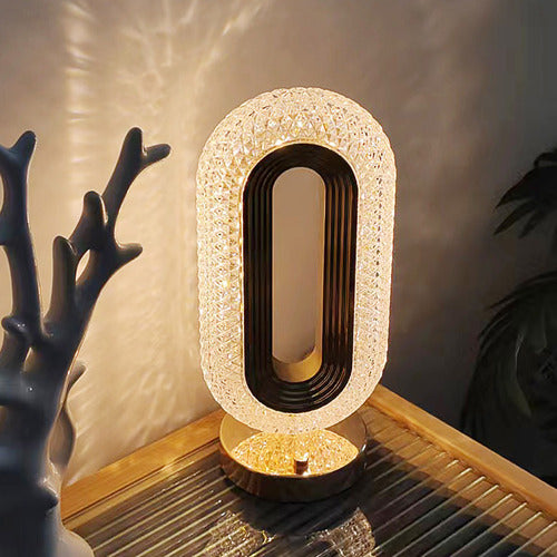 💎LAMPARA OVALADA DIAMANTADA RECARGABLE DE 26 CM + ENVÍO GRATIS Y PAGAS AL RECIBIR!🎁