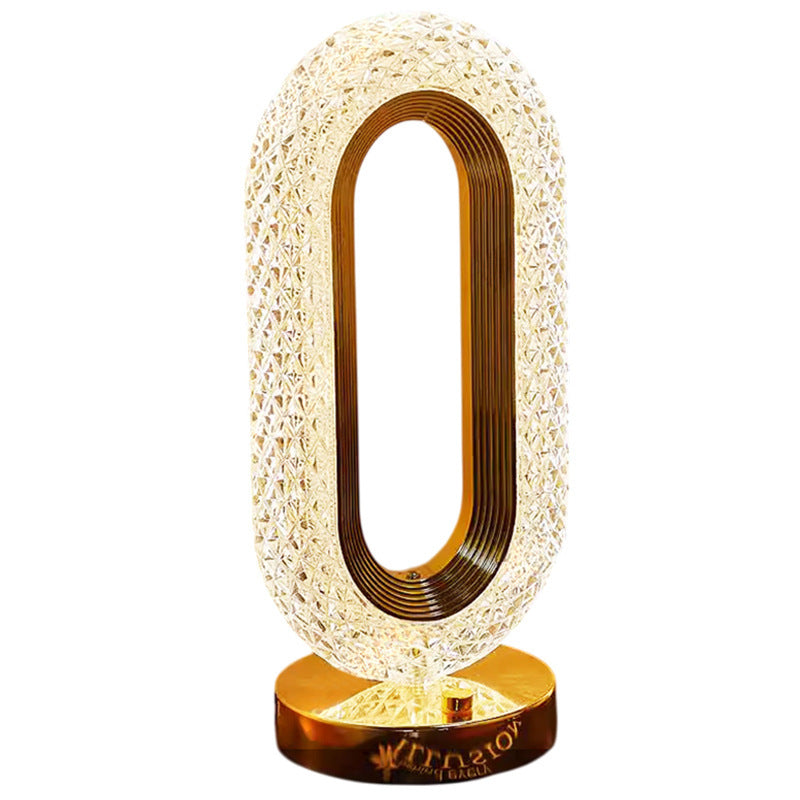 💎LAMPARA OVALADA DIAMANTADA RECARGABLE DE 26 CM + ENVÍO GRATIS Y PAGAS AL RECIBIR!🎁