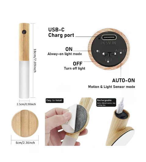 LAMPARA LED CON SENSOR DE MOVIMIENTO!!!
