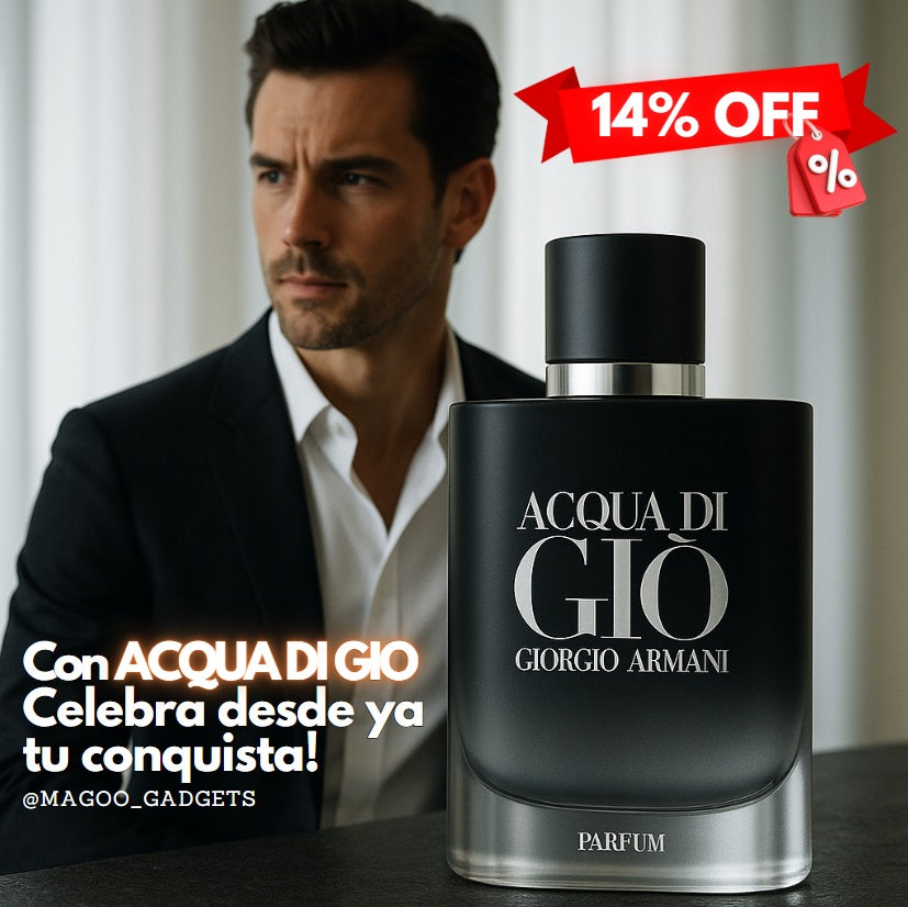 ACQUA DI GIO PARFUM CALIDAD 1´1 - PERFUME PREMIUM CITRICO EFECTO 10 HORAS + PERFUMERO + ENVIO GRATIS🎁