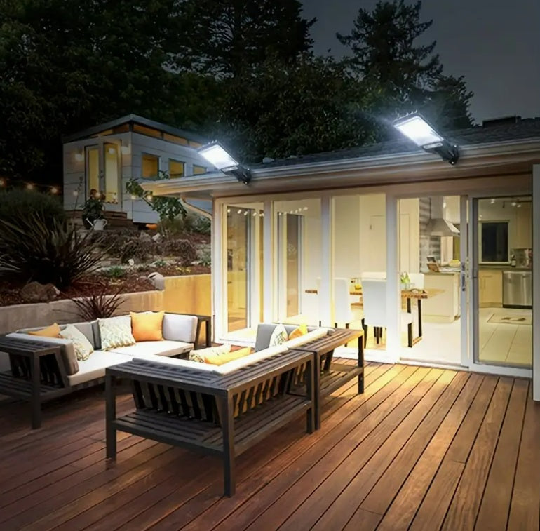 LAMPARA LED CON PANEL SOLAR Y SENSOR DE MOVIMIENTO+ENVÍO GRATIS!🎁