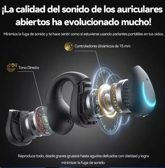 🎧AUDIFONOS ÓSEOS EARCUFF - RESISTENTES AL AGUA + ENVIO GRATIS! 🎁