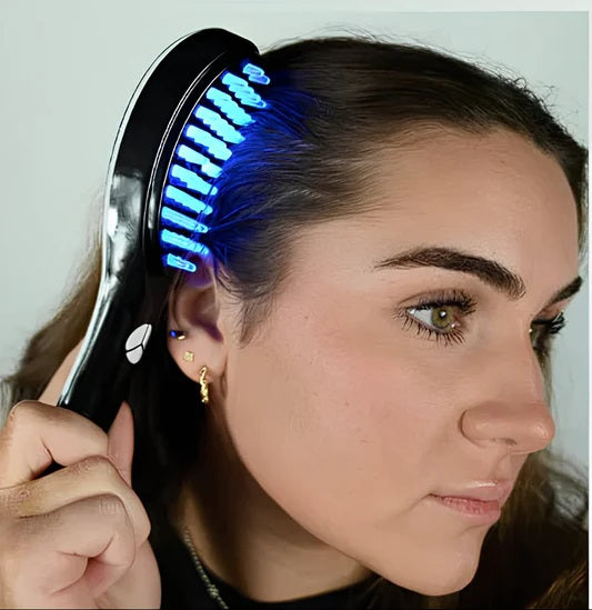 CEPILLO DE FOTOTERAPIA CAPILAR CON VAPORIZACIÓN Y MASAJEADOR + ENVÍO GRATIS! 🎁
