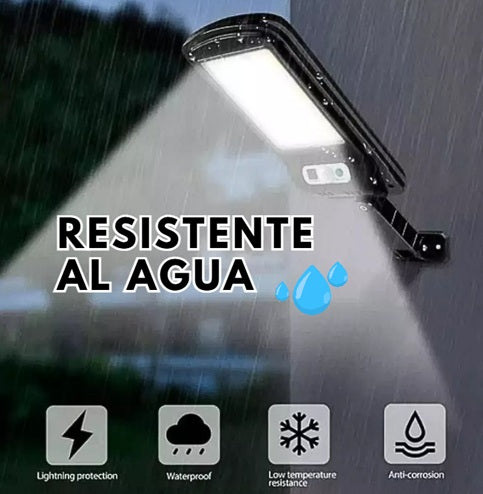 LAMPARA LED CON PANEL SOLAR Y SENSOR DE MOVIMIENTO+ENVÍO GRATIS!🎁