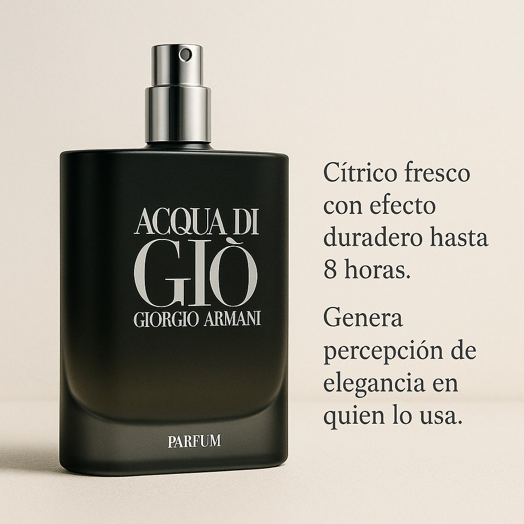 ACQUA DI GIO PARFUM CALIDAD 1´1 - PERFUME PREMIUM CITRICO EFECTO 10 HORAS + PERFUMERO + ENVIO GRATIS🎁