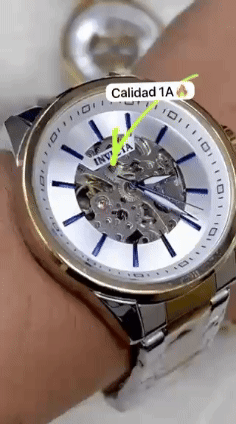 🔥⌚l NVlCTA AUTOMATICO PARA HOMBRE👨🔥 - MAQUIANRIA VISIBLE🔥