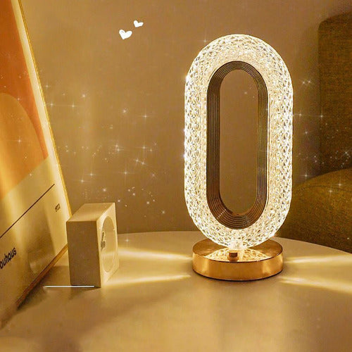 💎LAMPARA OVALADA DIAMANTADA RECARGABLE DE 26 CM + ENVÍO GRATIS Y PAGAS AL RECIBIR!🎁