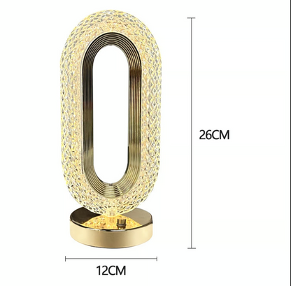 💎LAMPARA OVALADA DIAMANTADA RECARGABLE DE 26 CM + ENVÍO GRATIS Y PAGAS AL RECIBIR!🎁