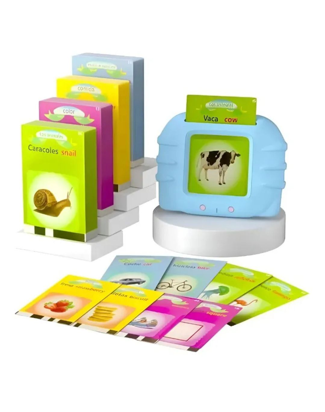 TARJETAS EDUCATIVAS ESPAÑOL E INGLÉS CON 224 IMAGENES Y SONIDOS REALES🔊 + ENVÍO GRATIS TODO COLOMBIA!🎁