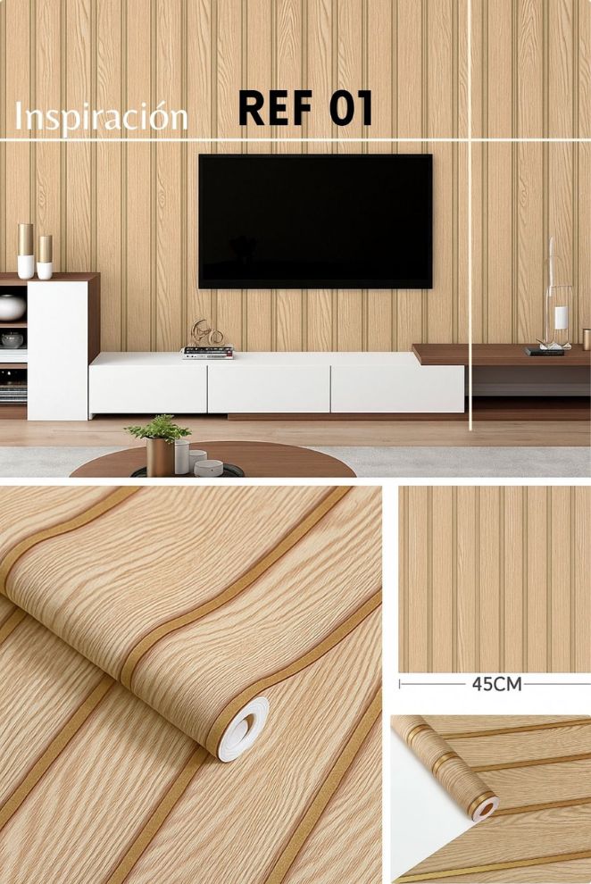 ✨PAPEL ADHESIVO DE LUJO PARA PARED DE 10 METROS LARGO X 45 CM ANCHO + ENVÍO GRATIS Y PAGAS AL RECIBIR! 🎁