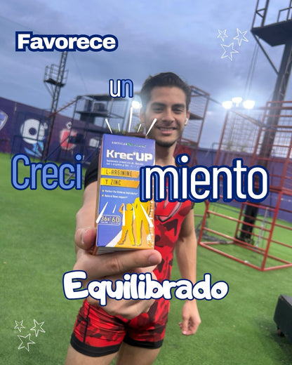 🧬KREC´UP SUPLEMENTO CON HORMONAS DE CRECIMIENTO EN CAPSULAS X60  / USO ENTRE 10 Y 22 AÑOS DE EDAD + ENVÍO GRATIS!🎁