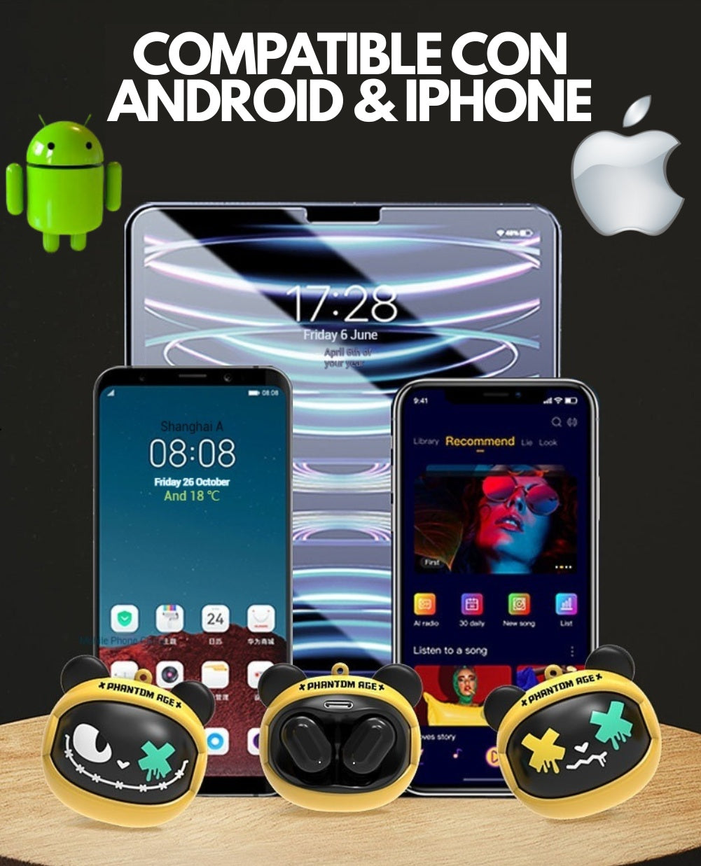 ORIGINAL AUDIFONOS MULTI CARAS G05D + POTENTE SONIDO + ENVIÓ GRATIS A TODO COLOMBIA🎁