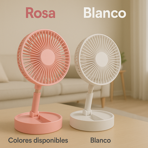 ⭐VENTILADOR VERSIÓN PREMIUM RECARGABLE Y PLEGABLE 1 METRO ALTURA + ENVIO  GRATIS 🎁