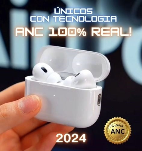 AIRPODS PRO 2 1´1 (ANC) MODELO 2024 PARA ANDROID & IPHONE +🎁 OBSEQUIO FORRO PROTECTOR Y CORDÓN DE NYLON🎁+ GARANTIA 90 DIAS‎‍🔥