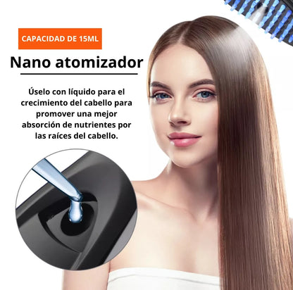 PEINE FOTOTERAPIA CON MASAJEADOR CAPILAR Y VAPORIZACIÓN + ENVIO GRATIS! 🎁