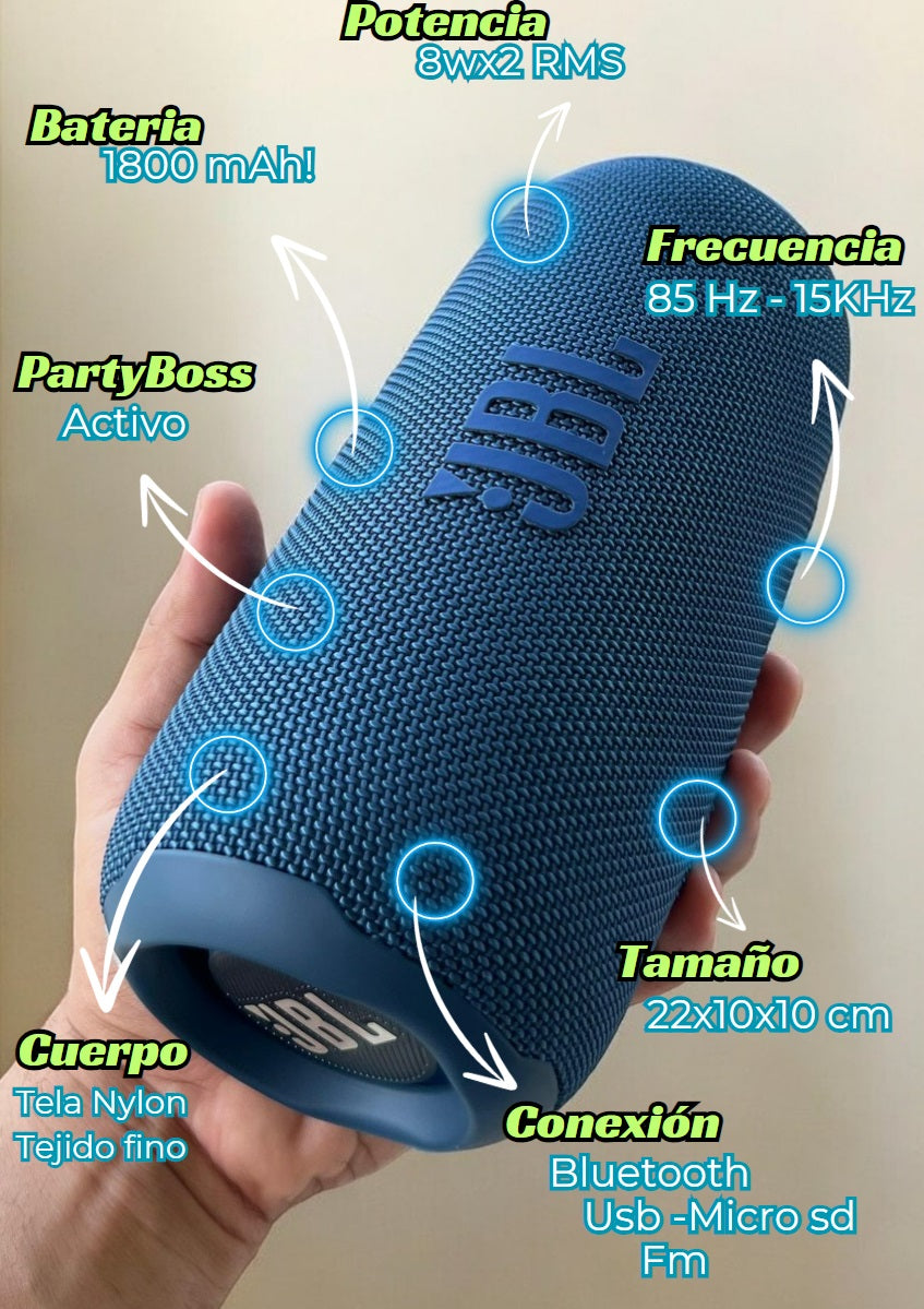 (ALTA GAMA 1´1) Parlante JBL Flip6 Max 2024