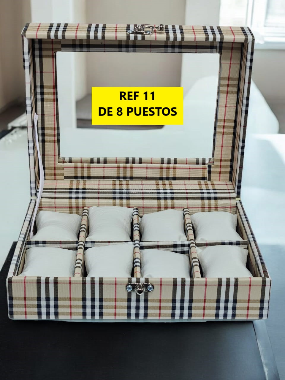 📦⌚CAJAS RELOJERAS DE 8 Y 12 PUESTOS - 100% ARTESANALES - FABRICADAS A MANO Y CORAZÓN ❤️⌚