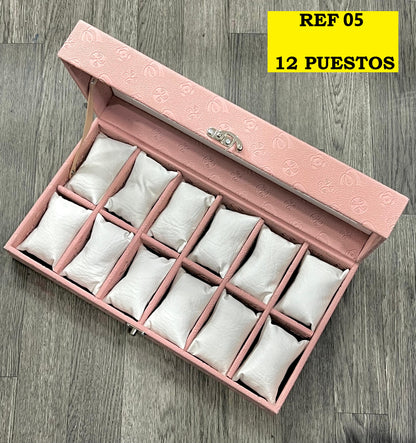 📦⌚CAJAS RELOJERAS DE 8 Y 12 PUESTOS - 100% ARTESANALES - FABRICADAS A MANO Y CORAZÓN ❤️⌚