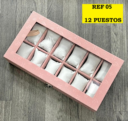 📦⌚CAJAS RELOJERAS DE 8 Y 12 PUESTOS - 100% ARTESANALES - FABRICADAS A MANO Y CORAZÓN ❤️⌚