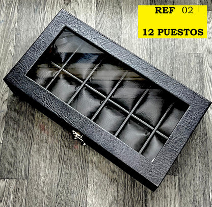 📦⌚CAJAS RELOJERAS DE 8 Y 12 PUESTOS - 100% ARTESANALES - FABRICADAS A MANO Y CORAZÓN ❤️⌚