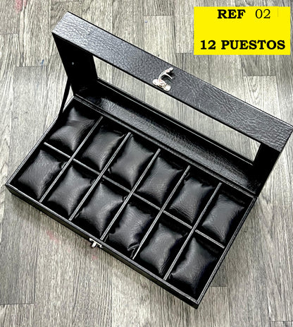 📦⌚CAJAS RELOJERAS DE 8 Y 12 PUESTOS - 100% ARTESANALES - FABRICADAS A MANO Y CORAZÓN ❤️⌚