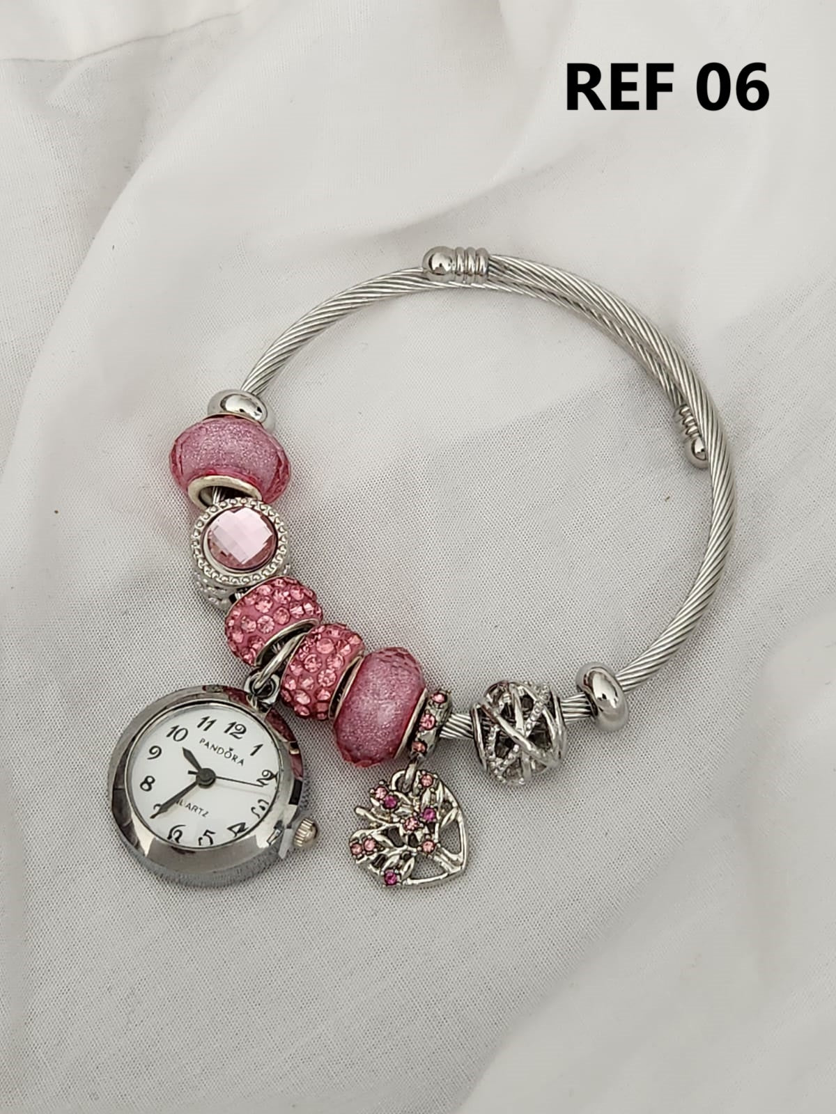 Reloj con Pulsera Pandora en Acero para Dama + Envio GRATIS 🌹👑