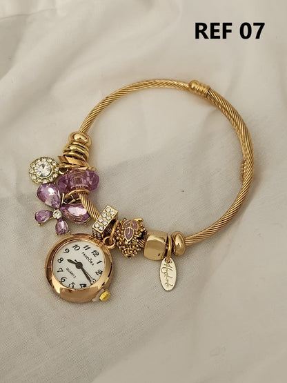 Reloj con Pulsera Pandora en Acero para Dama + Envio GRATIS 🌹👑