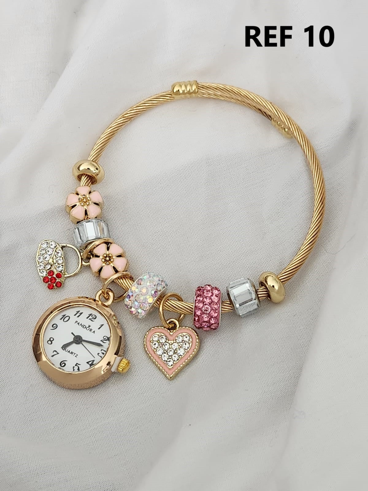 Reloj con Pulsera Pandora en Acero para Dama + Envio GRATIS 🌹👑