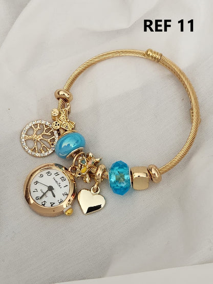 Reloj con Pulsera Pandora en Acero para Dama + Envio GRATIS 🌹👑