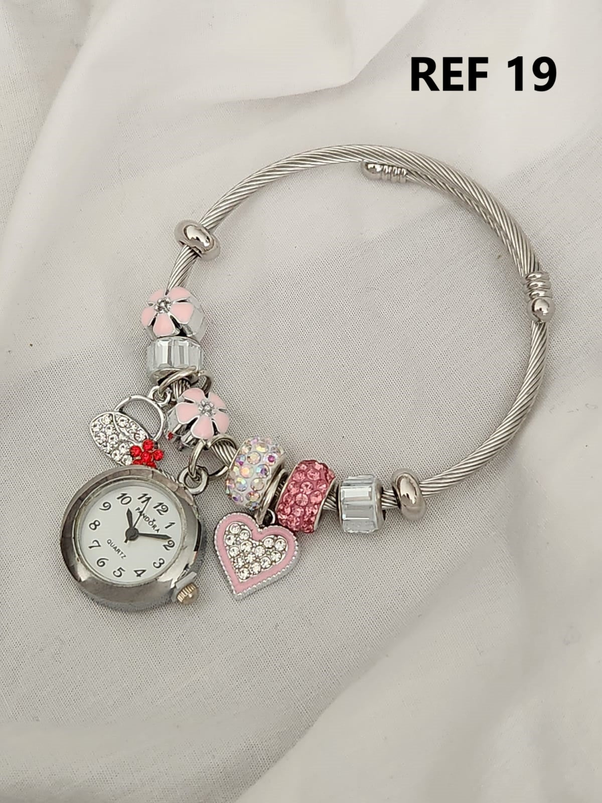 Reloj con Pulsera Pandora en Acero para Dama + Envio GRATIS 🌹👑