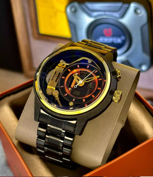 RELOJ ORIGINAL JOEFOX EDICIÓN LIMITADA 3V ARO DE FUEGO + ENVIO GRATIS A TODO COLOMBIA! ⚡🔥