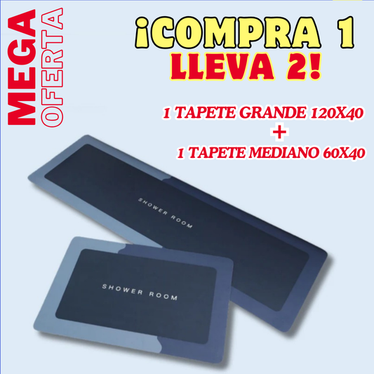 COMBO 2X1 TAPETE ABSORBENTE CON ADHERENCIA A CUALQUIER SUPERFICIE  + ENVÍO GRATIS 🎁