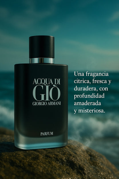 ACQUA DI GIO PARFUM CALIDAD 1´1 - PERFUME PREMIUM CITRICO EFECTO 10 HORAS + PERFUMERO + ENVIO GRATIS🎁