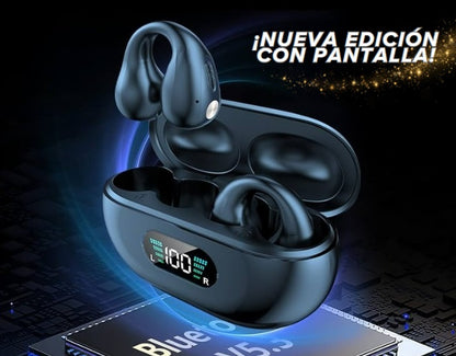 🎧AURICULARES ÓSEOS AMBIE EDICIÓN CON PANTALLA - RESISTENTES AL AGUA + ENVIO GRATIS! 🎁